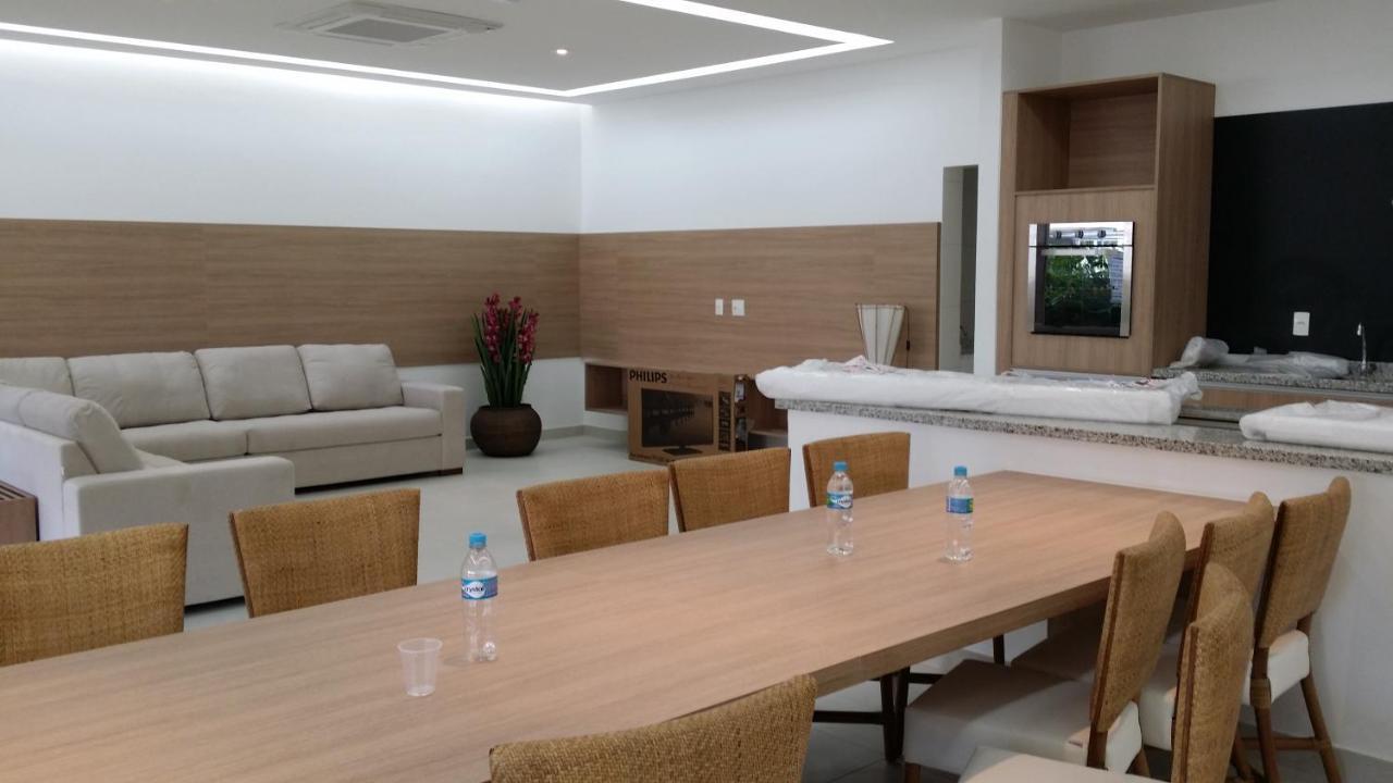 Jd. S. Lourenço - Riviera - Novo, 3 dorm, AC, 300m do mar, serviço de praia Riviera de Sao Lourenco Exterior foto
